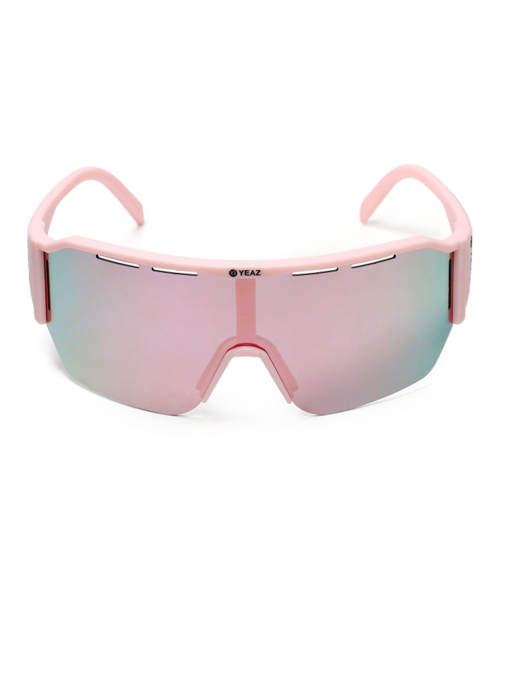 YEAZ SUNVIBE Sport-Sonnenbrille Black/Silver in rosa / rosa günstig kaufen onesize