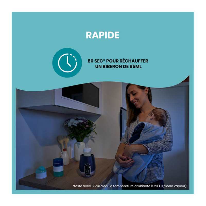 Chauffe-biberons et lait maternel Nutrismart Babymoov