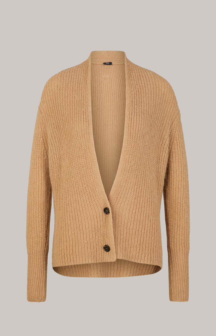 Strickjacke in Camel