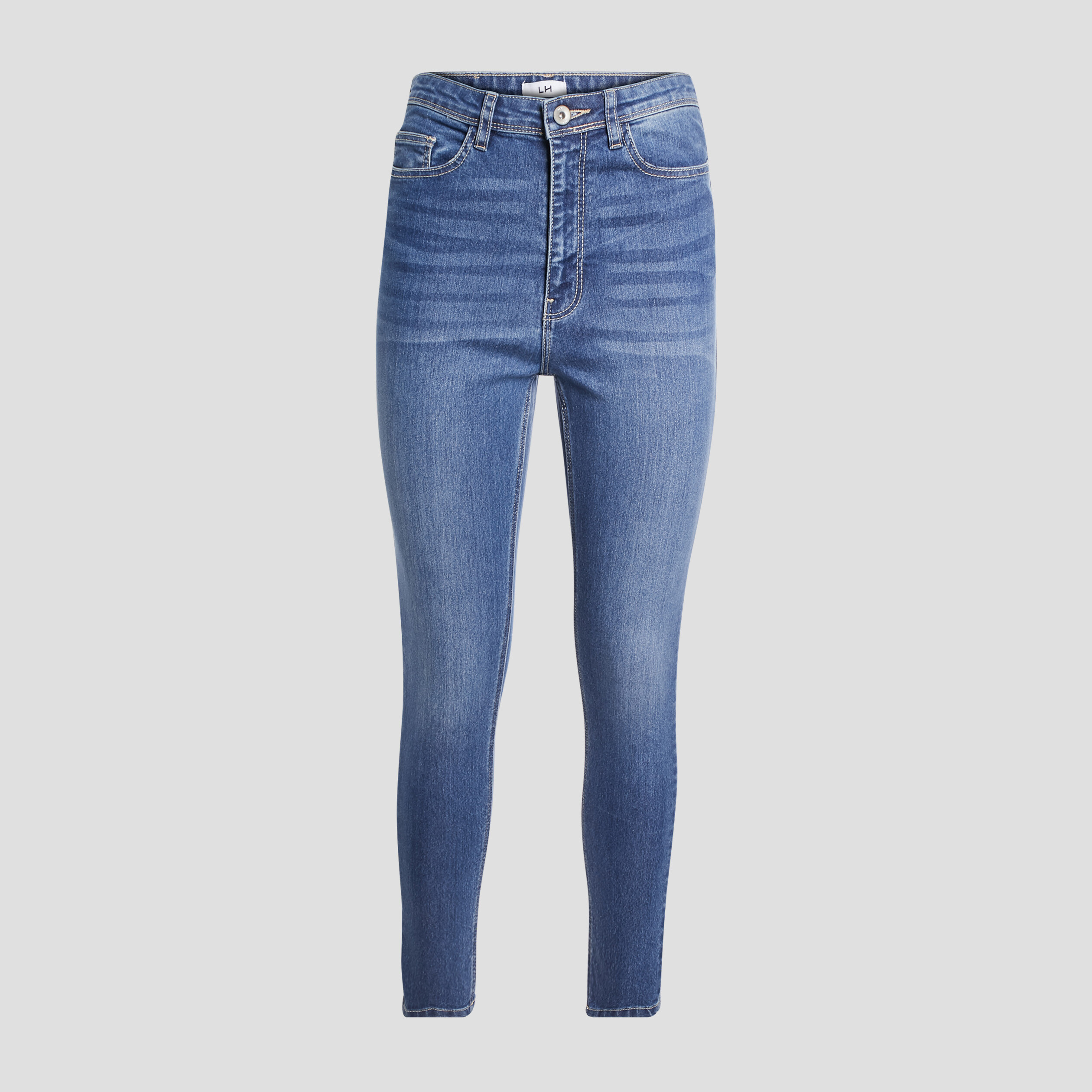 Jeans skinny 7 8ème denim double stone femme | La Halle