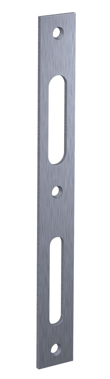 Basi Flachschliessblech - FLB 946 - verzinkt - käntig - 215x24x3 mm - Rechts/Links verwendbar