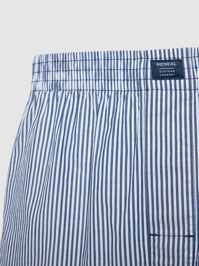 Boxershorts mit Label-Patch im 3er-Pack in blau