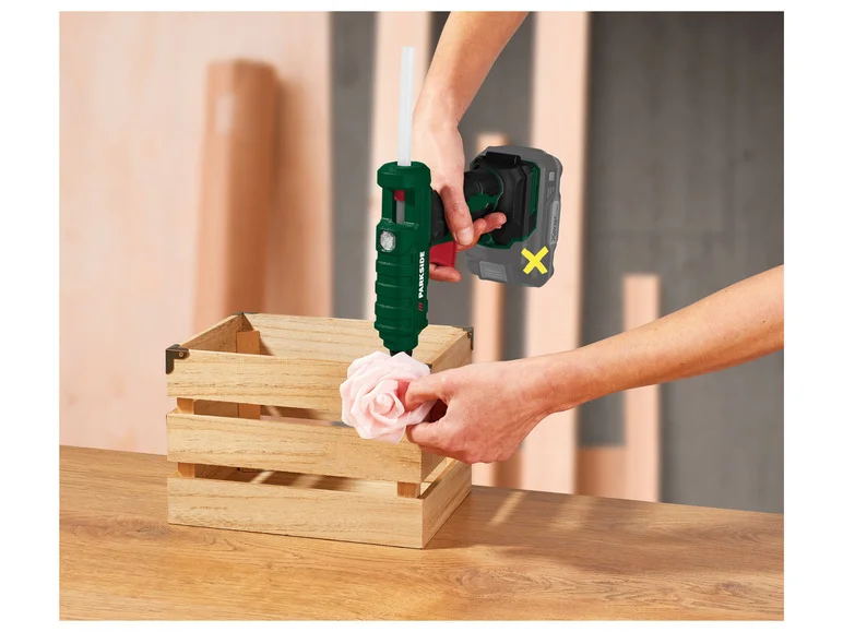 Estação PARKSIDE® com alimentação por bateria de 20V PLSA 20 Li B2 ou pistola com PHPA 20- Li A1