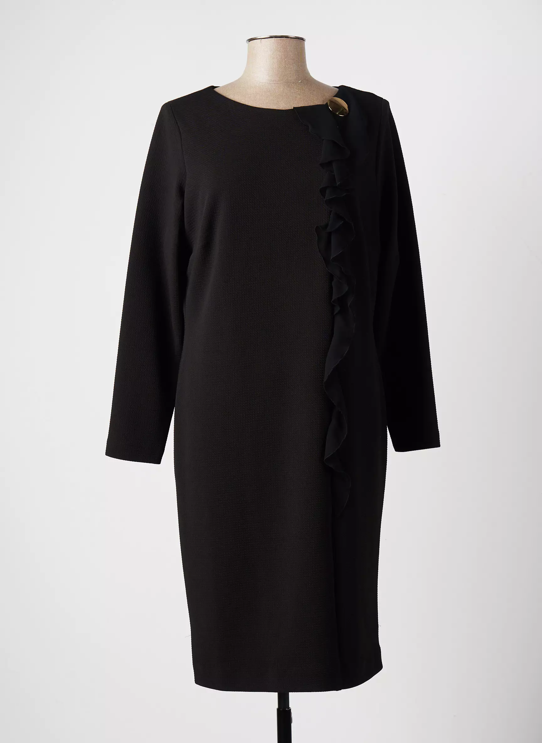 Chema Blanco Robes Mi Longues Femme couleur noir