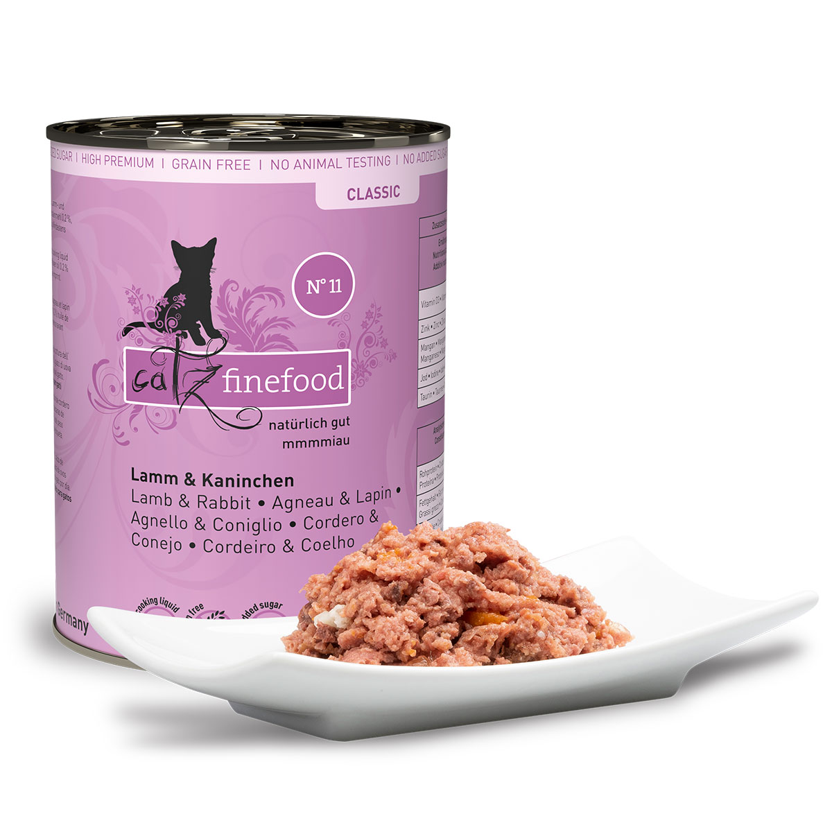 Catz Finefood Classic N° 11 - Lamm & Kaninchen bei ZooRoyal