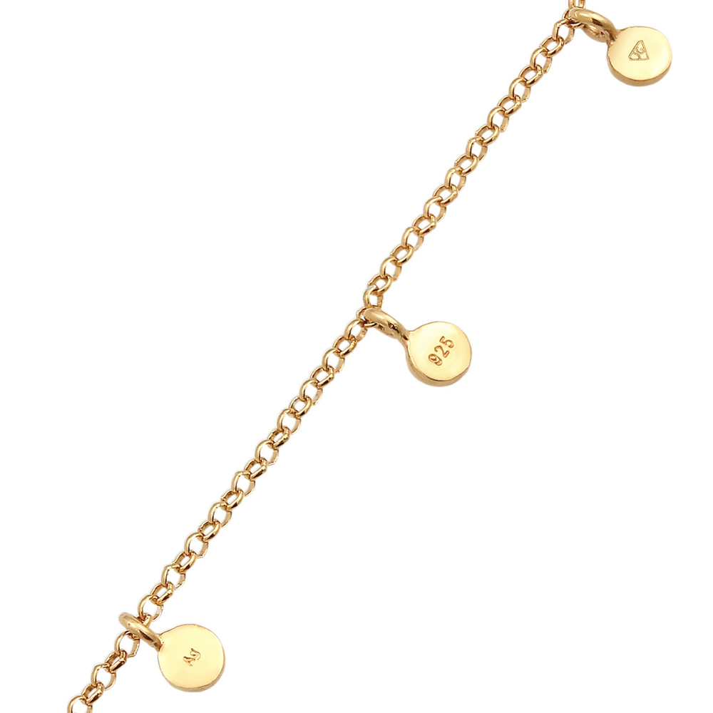 Elli Elli Bracelet de Cheville Femmes bracelet de cheville plaquette pendentif organiq Bijoux