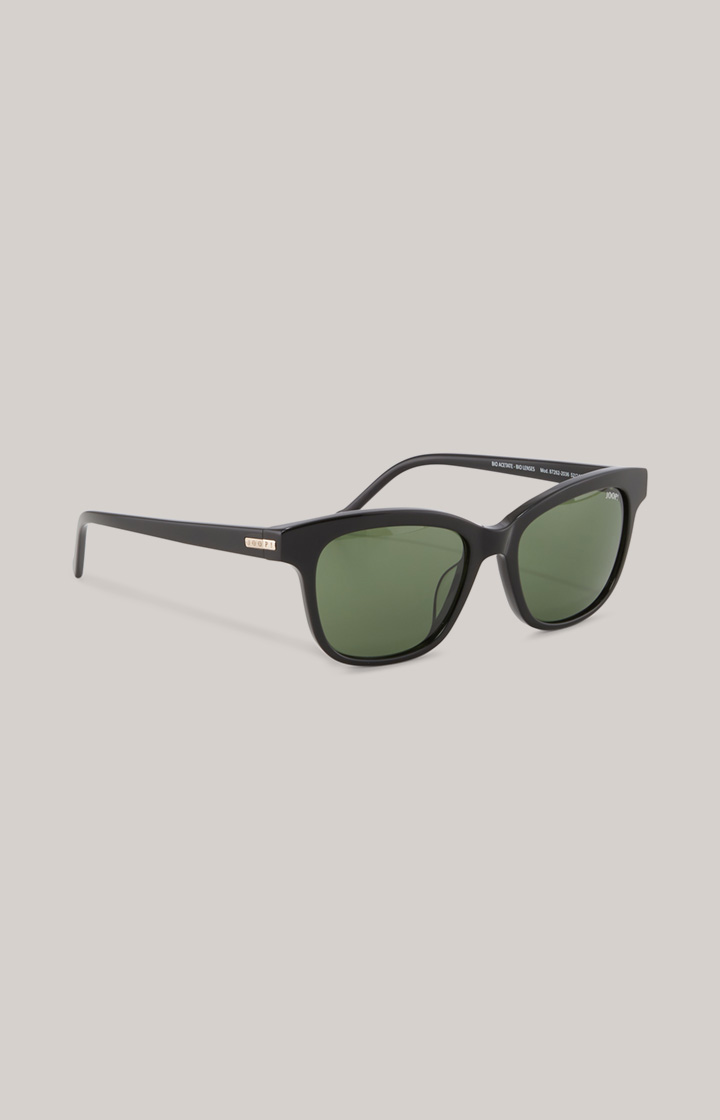 Sonnenbrille in Schwarz/Grün