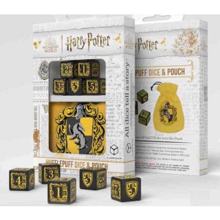 Harry Potter - Hufflepuff Dice & Pouch
