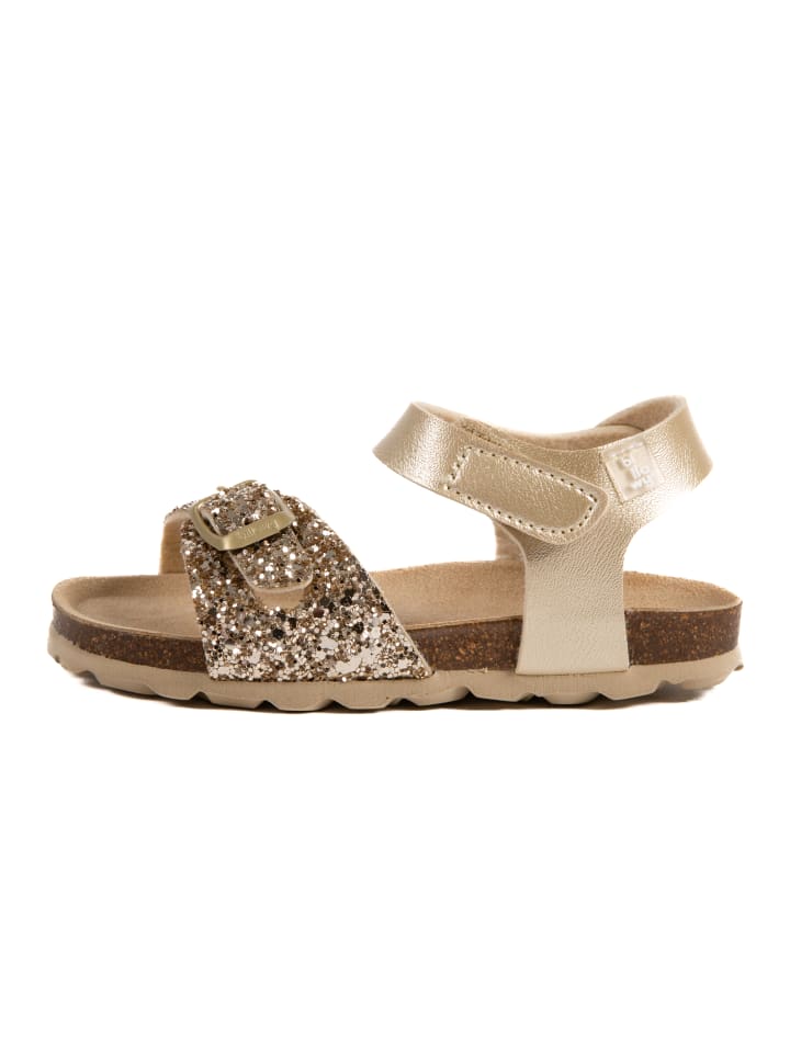 billowy Pantoletten  in gold günstig kaufen