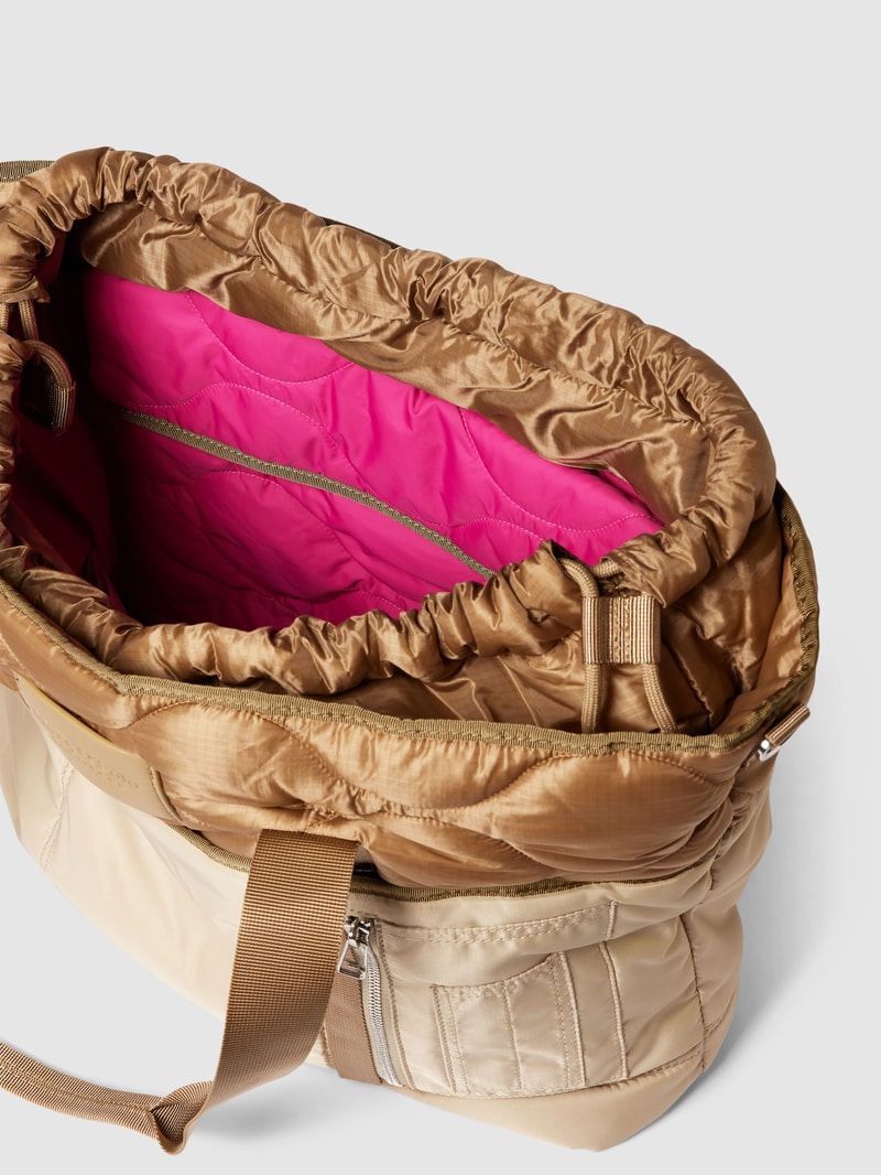 Shopper mit abnehmbarem Schulterriemen Modell 'CORA' in sand