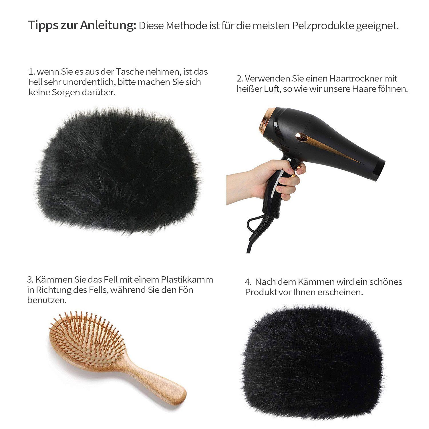 MAGICSHE Stirnband Warme Mütze Winter warme Ohrenschützer