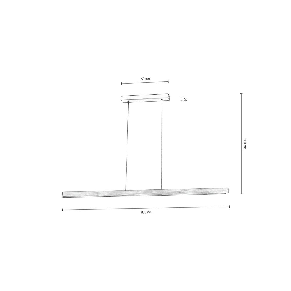 LED Pendelleuchte Hanoi 118 cm
