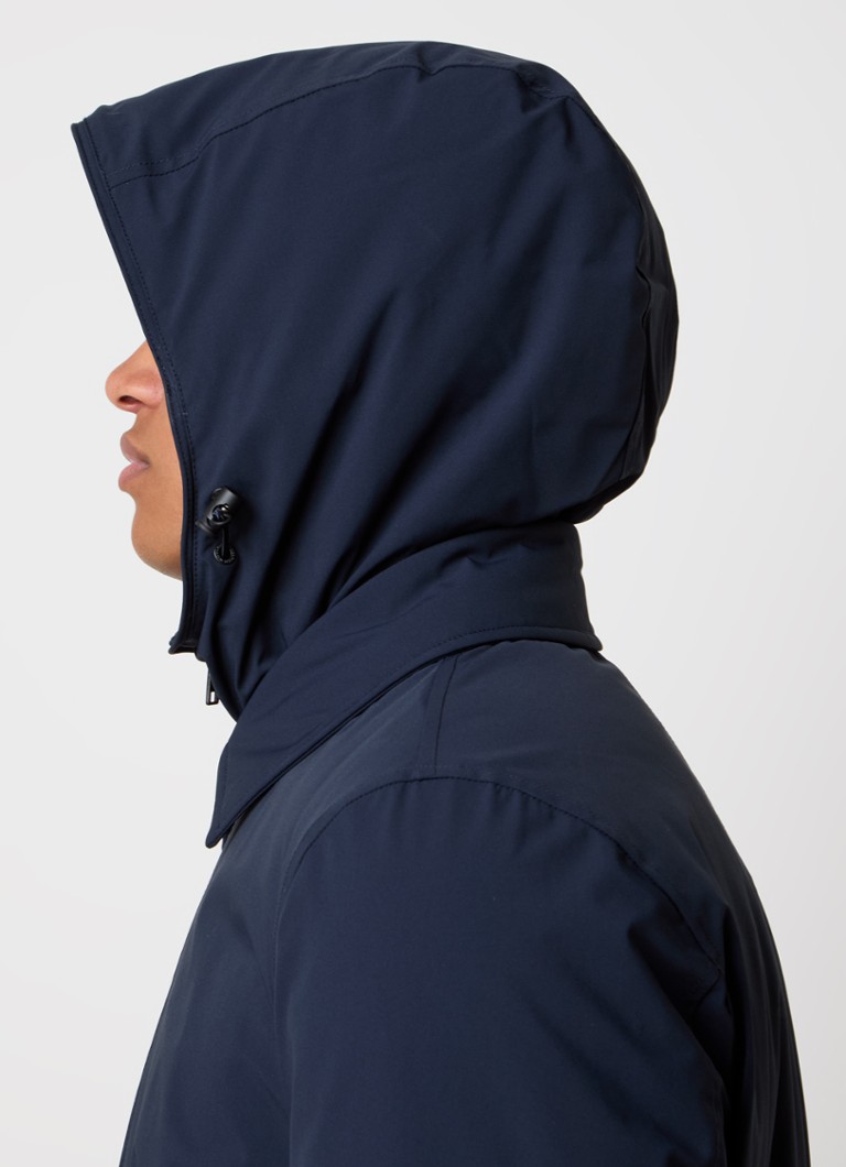 Woolrich Parka s kapucí a kapsami na zip