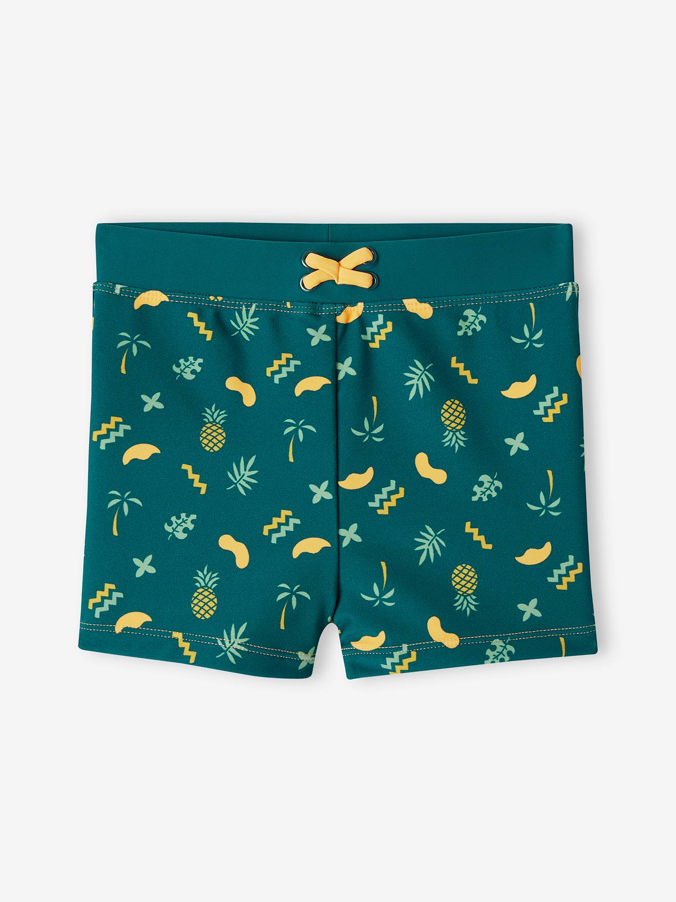 Vertbaudet Jungen Badehose Oeko-Tex - smaragdgrün