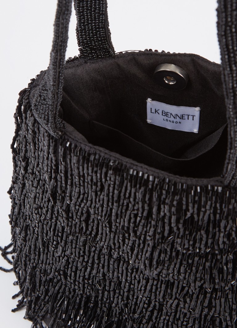 Geantă LKBennett de pe Etsy, împodobită cu perle.
