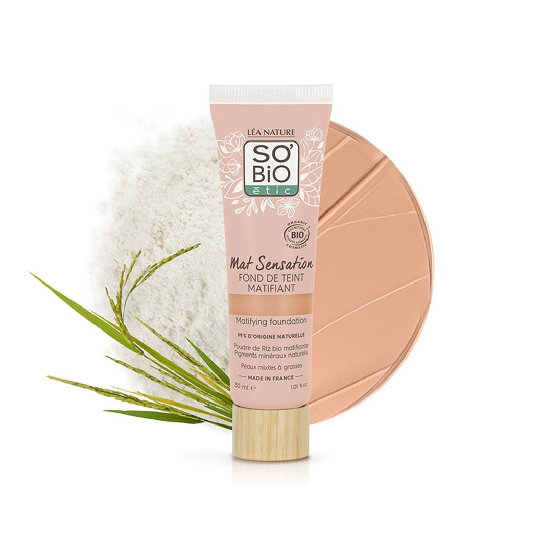 SO BiO étic Mattifying Foundation, Matt Sensation