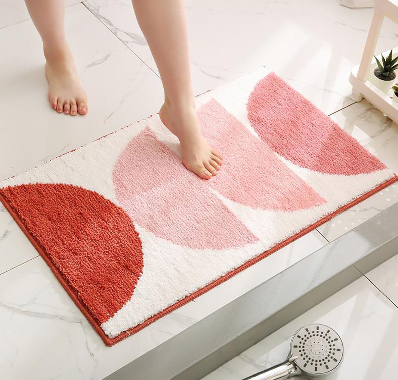 Antirutsch Teppichunterlage Wasserabsorbierende Bodenmatte und Anti-Rutsch Pad, Tapferer Ping
