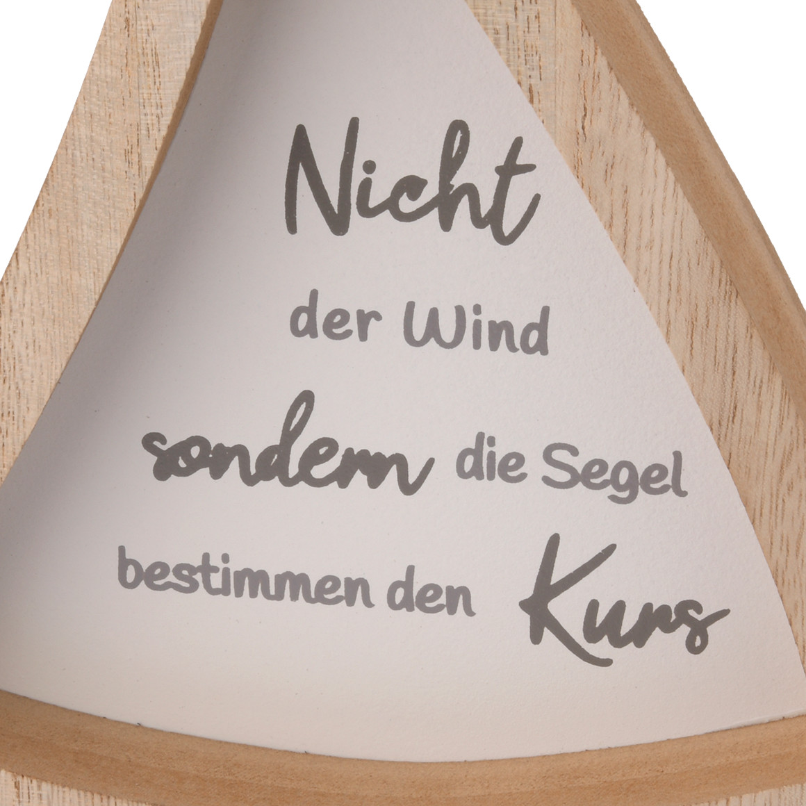 Deko-Aufsteller Boot mit Schriftzug