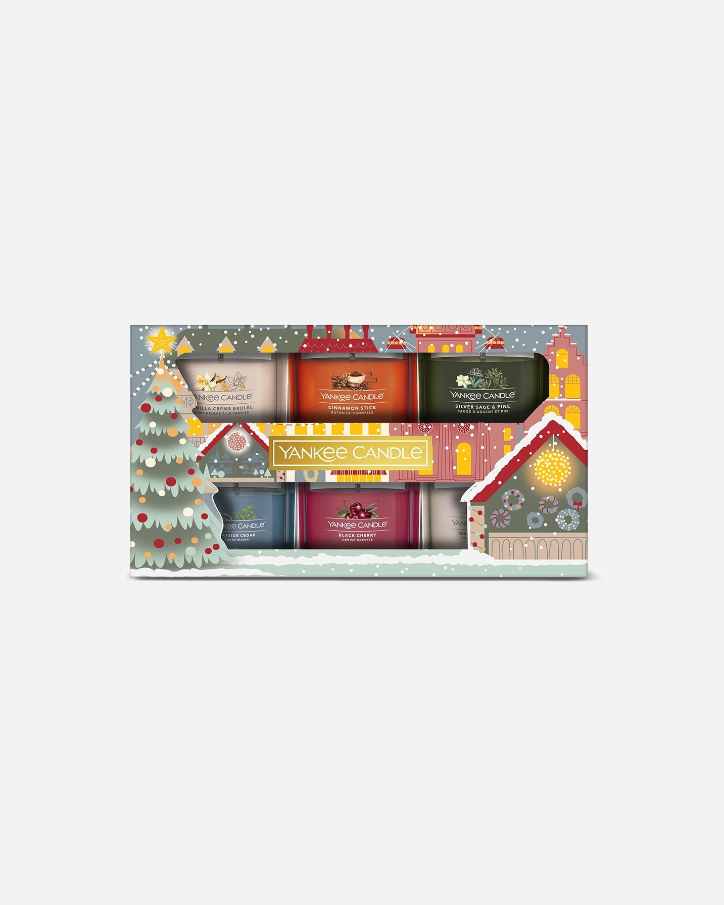Set de 6 lumânări votive din sticlă YANKEE CANDLE