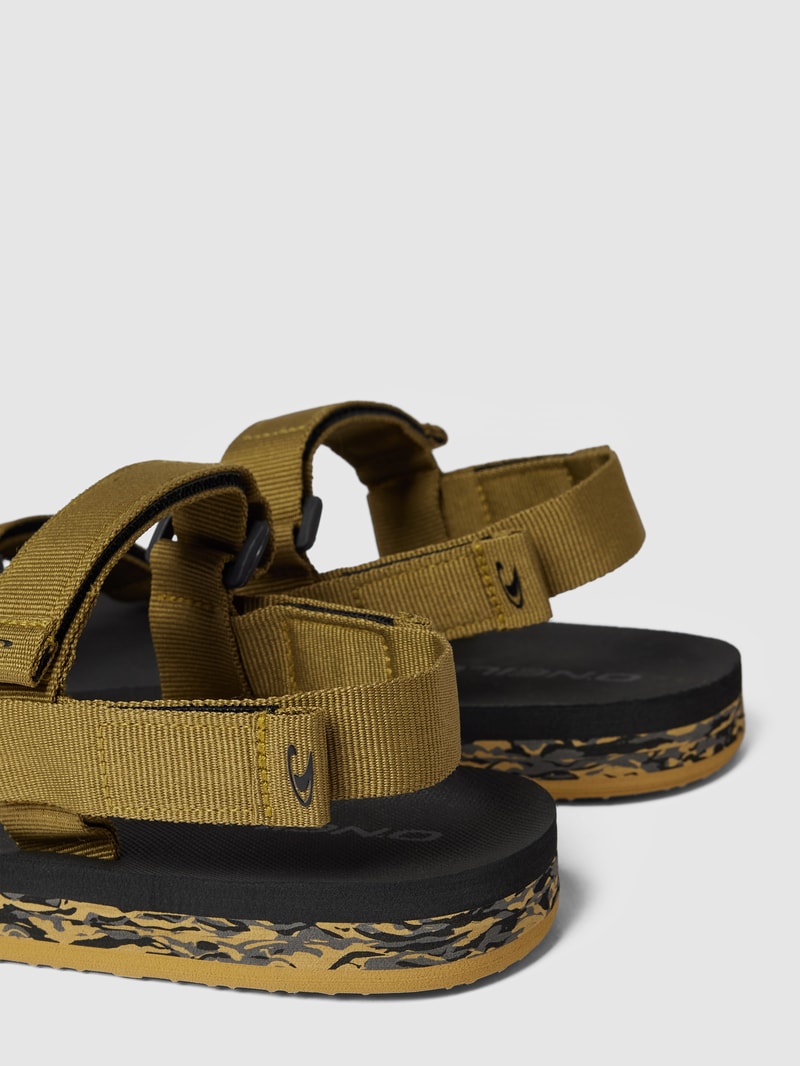 Sandalen mit Label-Patch Modell 'CAMORRO STRAP' in khaki