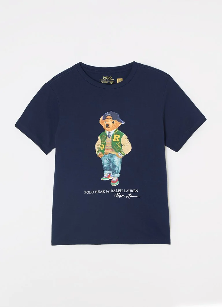 Camiseta Ralph Lauren com estampa do logotipo