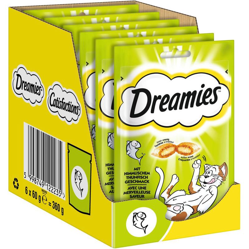 Sparpaket Dreamies Katzensnack Klassik 6 x 60 g