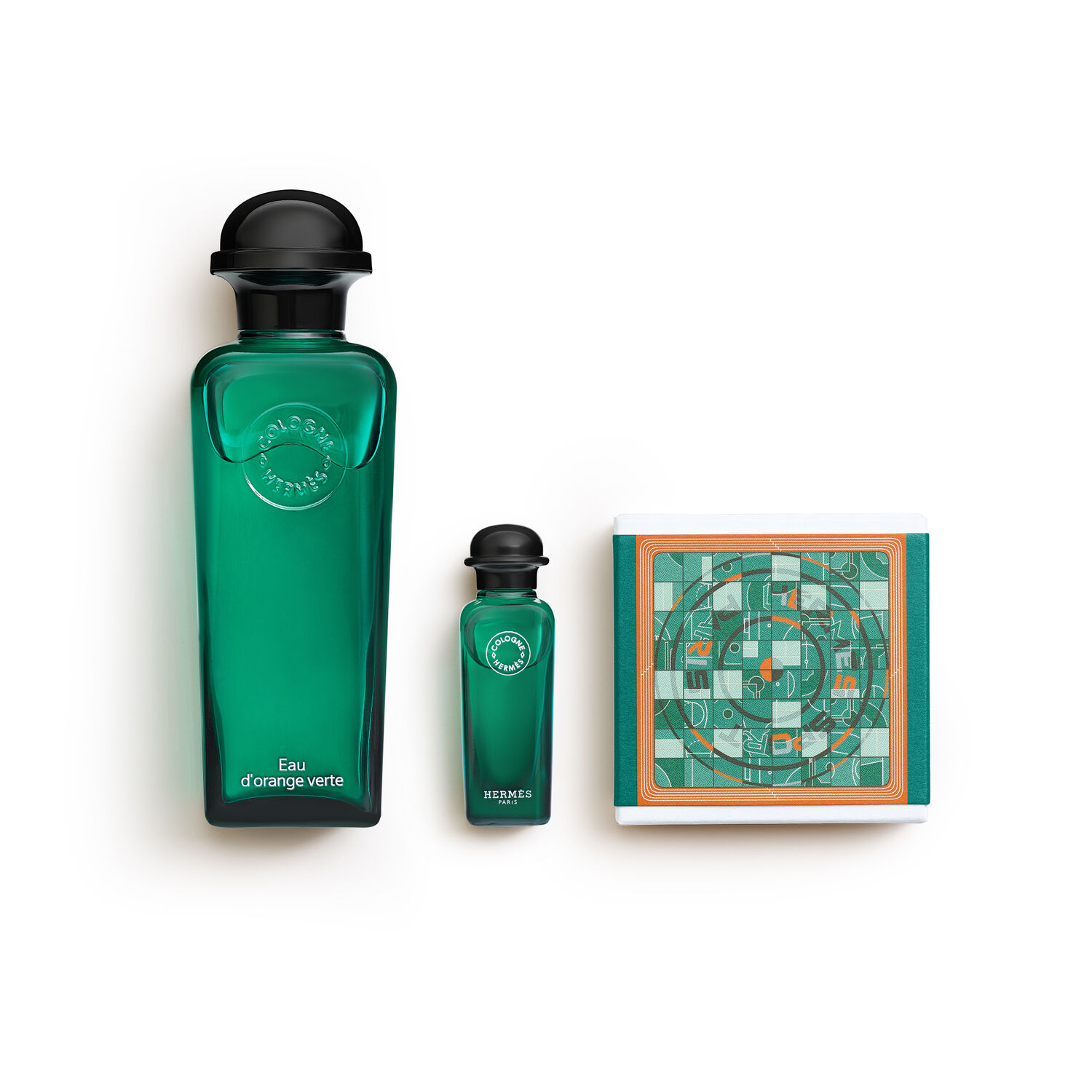 Hermès Eau d'orange verte Coffret Eau d'Orange Verte, Eau de Cologne, 100 ml + 50 g + 7,5 ml