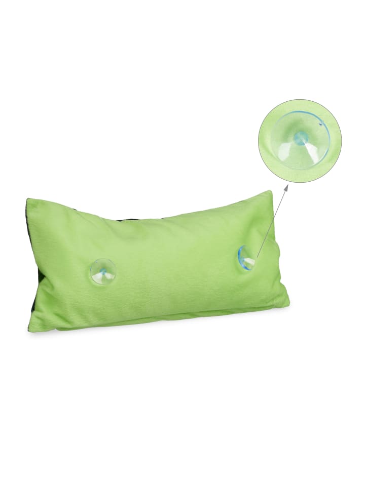 relaxdays Badewannekissen Bambus in Grün günstig kaufen onesize