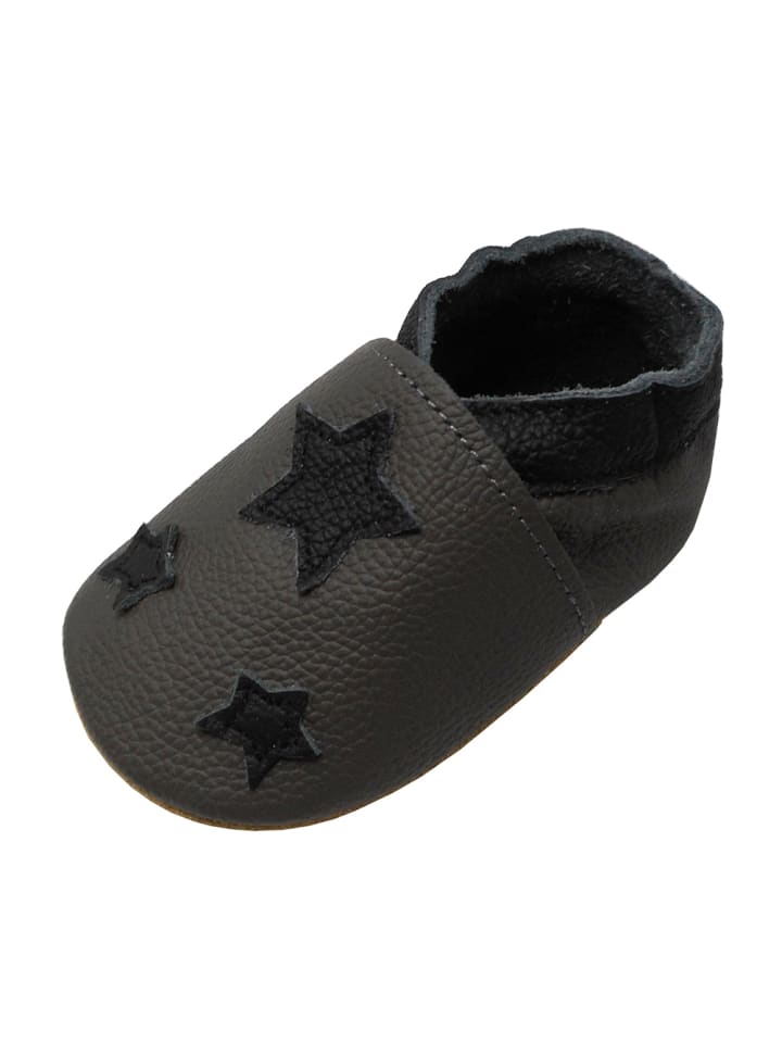 Yalion Baby Krabbelschuhe in Sterne Grau günstig kaufen 19/20
