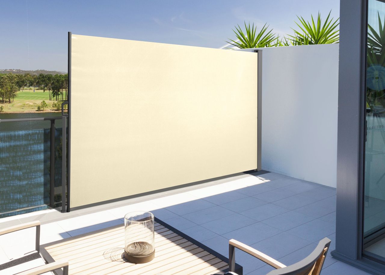 Gartenfreude Seitenmarkise 160 x 300 cm, creme