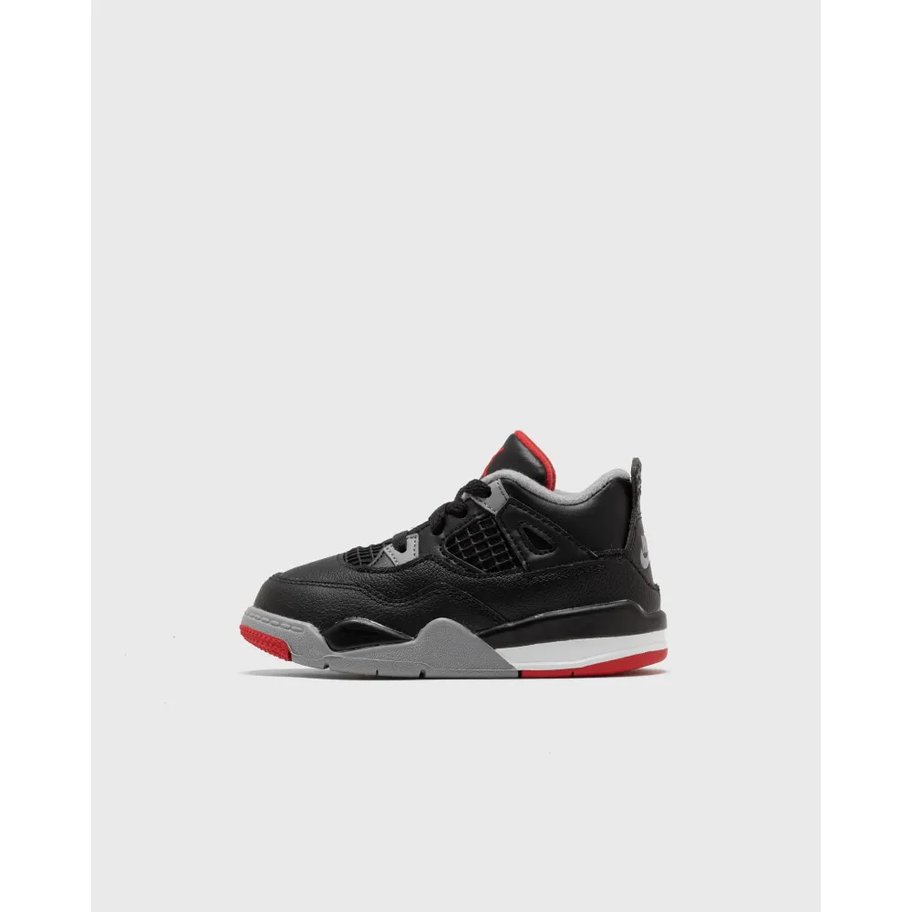 NIKE JORDAN 4 Retro TD Bred Reimagined BQ7670 006 / schwarz