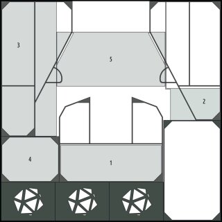 Feldherr Organizer-Inserts für Descent: Legenden der Finsternis - Grundspielbox