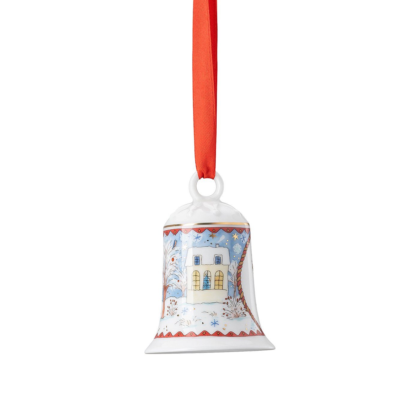 Hutschenreuther Christbaumschmuck Porzellanglocke Weihnachtsglocke 22 Porzellanglocke