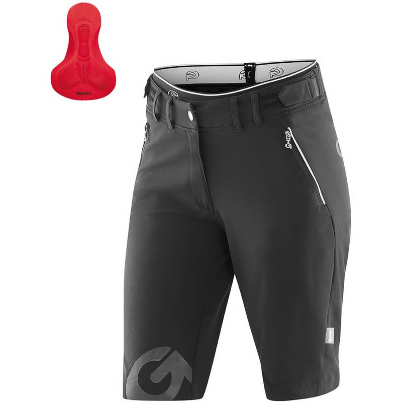 Gonso MTB Sitivo Red Fahrradshorts Damen