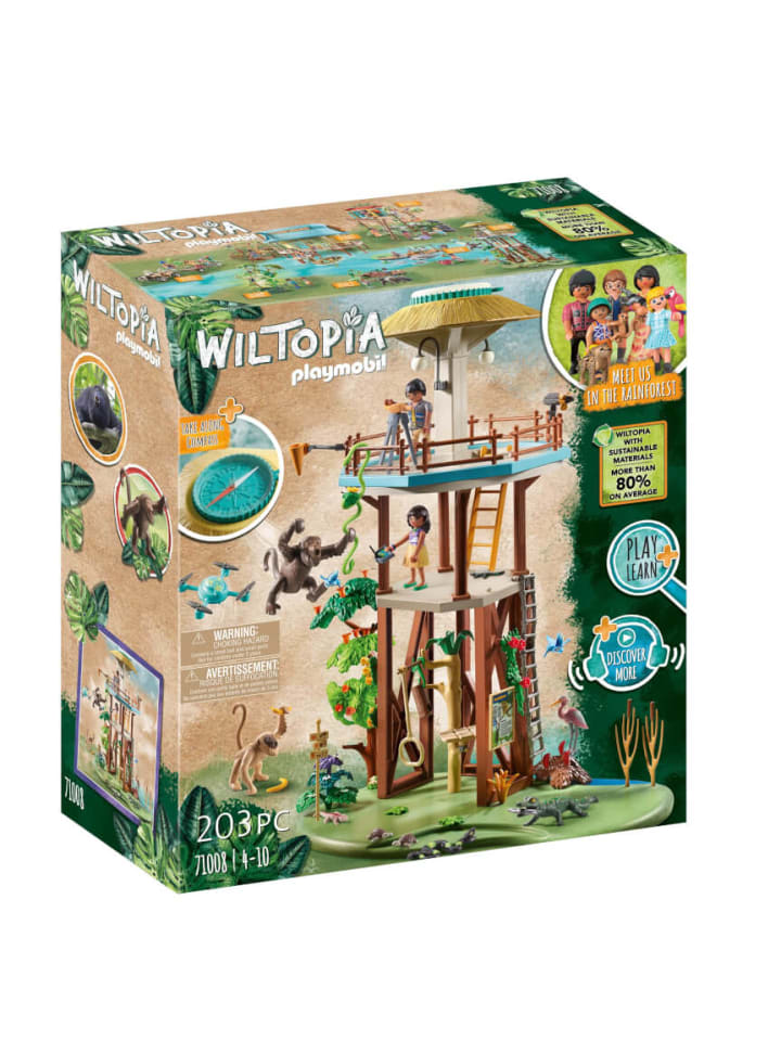 Playmobil Spielfigur Set Wiltopia - Forschungsturm mit Kompass, 4-10 Jahre günstig kaufen onesize