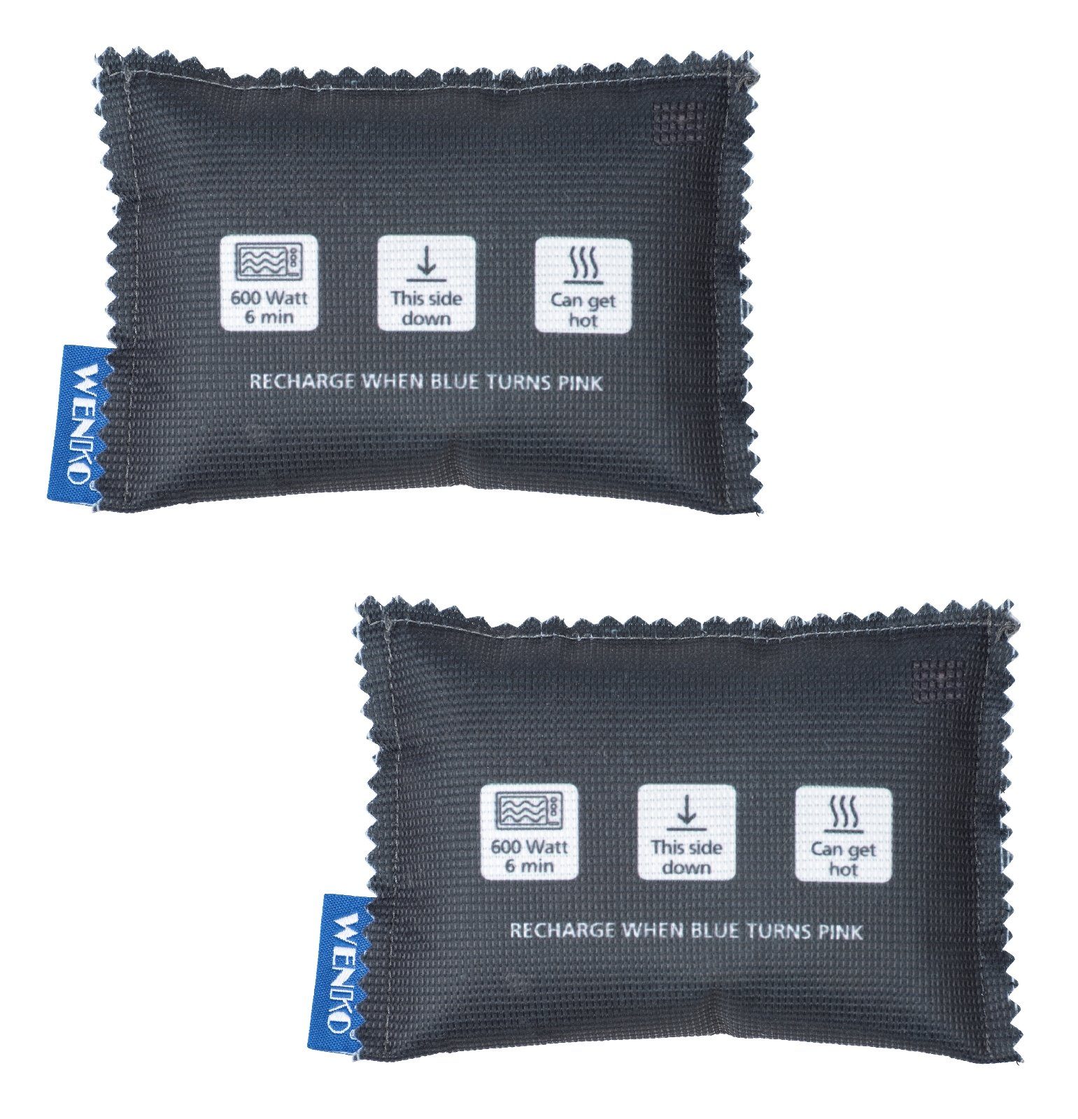 WENKO Dekokissen 2 x Entfeuchterkissen zwei 120g Luft Entfeuchter Kissen