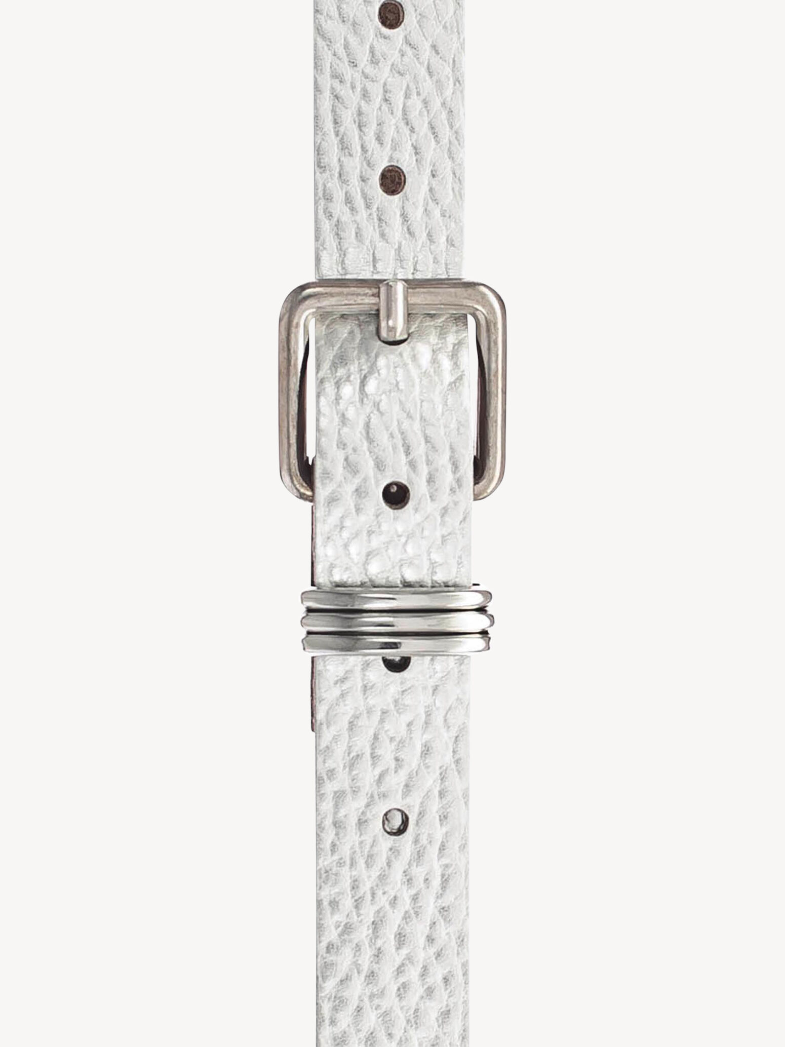 Ceinture en cuir - argentés