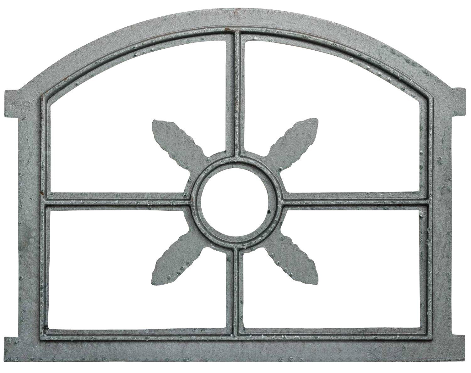 Aubaho Fenster Fenster grau Stallfenster Eisenfenster Scheunenfenster Eisen 53cm Anti