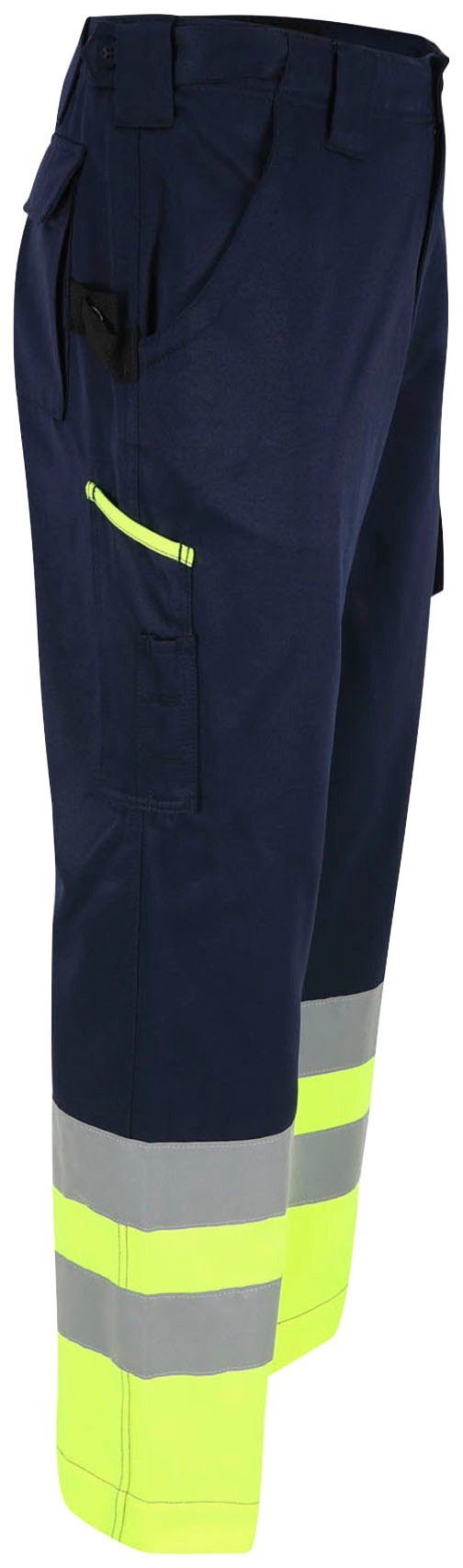 Herock Arbeitshose Olympus Hochsichtbar Hose Wasserabweisend, viele Taschen, 2 Schlaufen, verstellbarer Bund