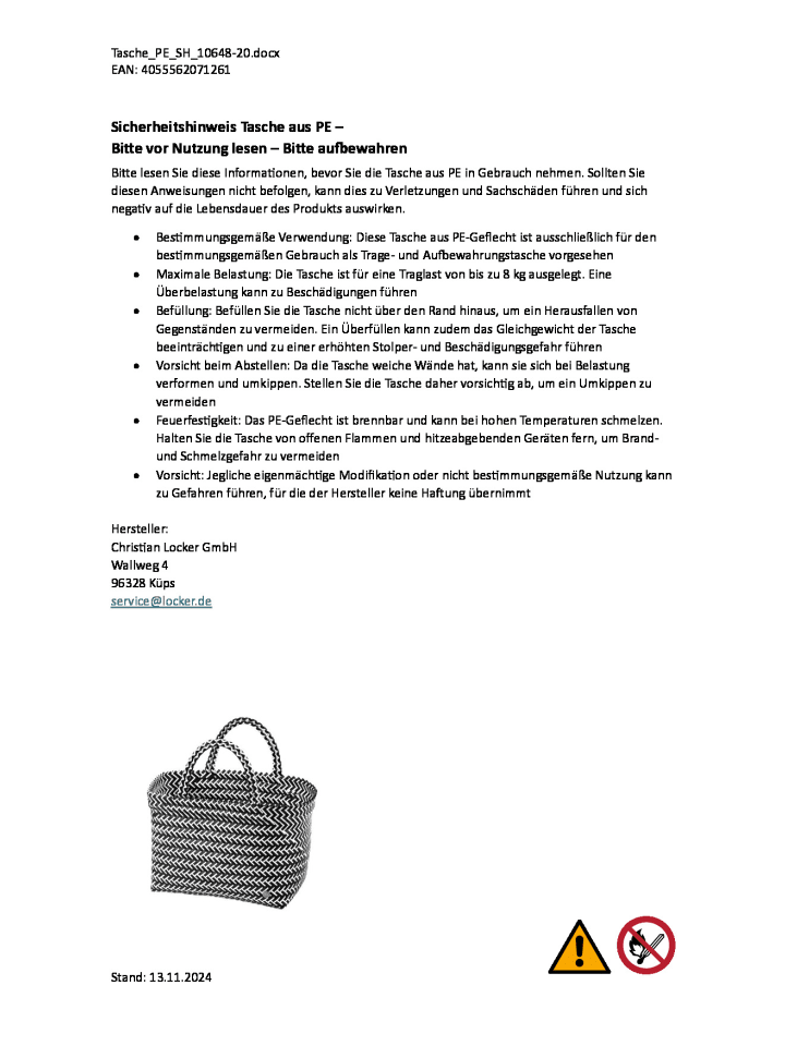 kobolo Einkaufstasche XXLBLKWHTBAG in Schwarz günstig kaufen onesize