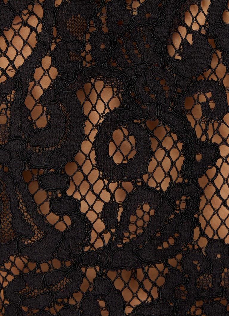 Bluză French Connection Asura semitransparentă din dantelă
