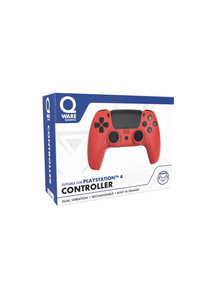 COFI 1453 Qware Wireless Controller kompatibel mit PlayStation 4 in Rot günstig kaufen onesize