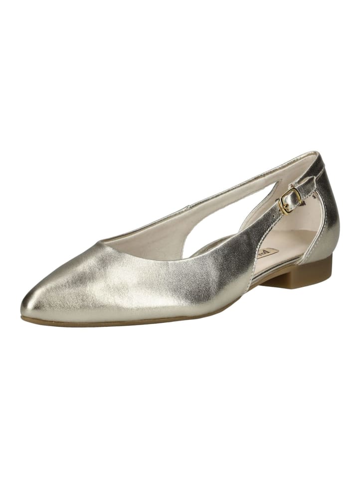 Paul Green Ballerinas in Platin günstig kaufen