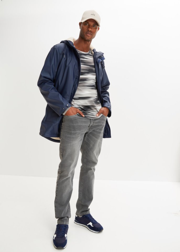 Winter Regenjacke mit Teddyfutter
