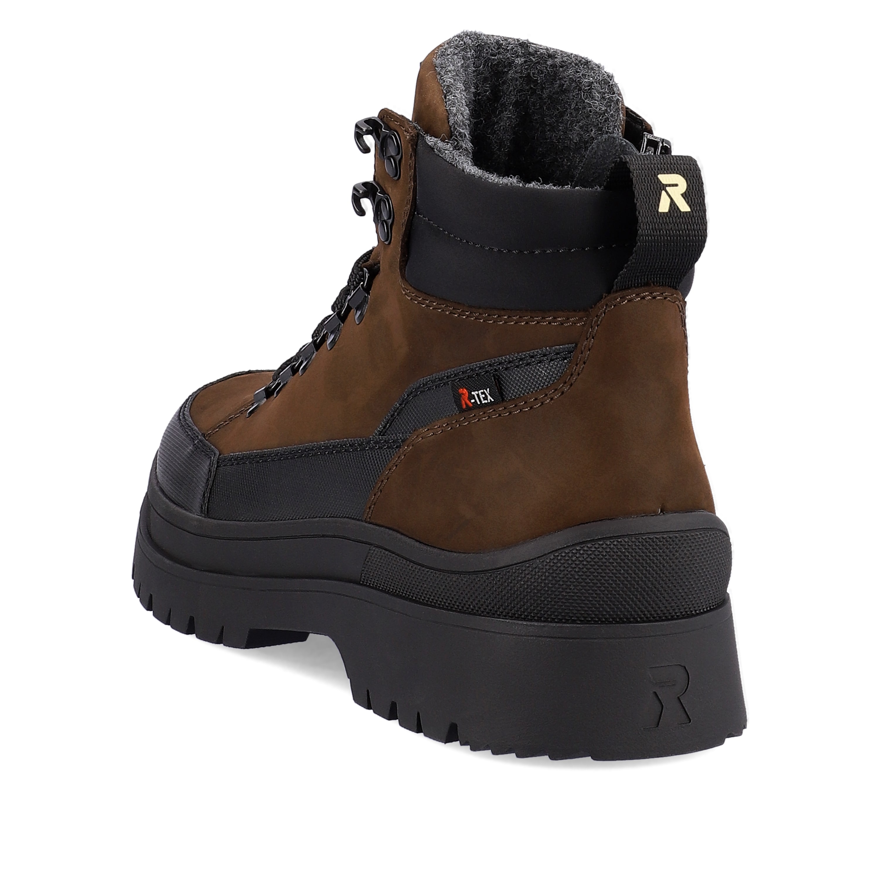 Rieker Herren Schnürstiefel nut-brown noir