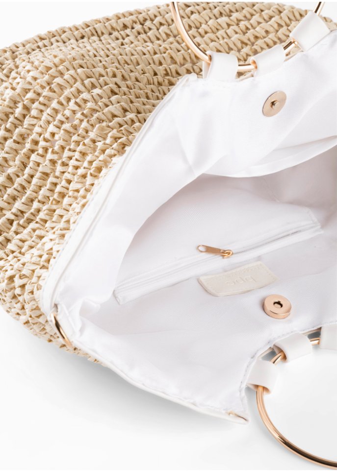 Strohhandtasche