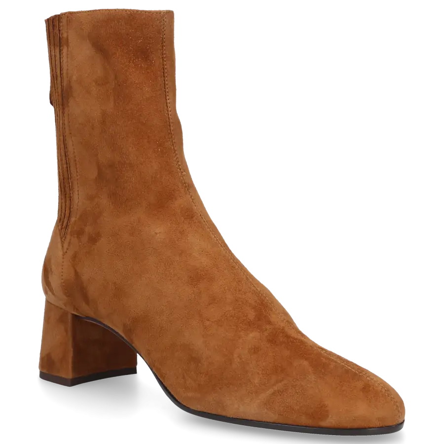 Aquazzura - Klassische Stiefeletten SAINT HONORE 50 Veloursleder - beige