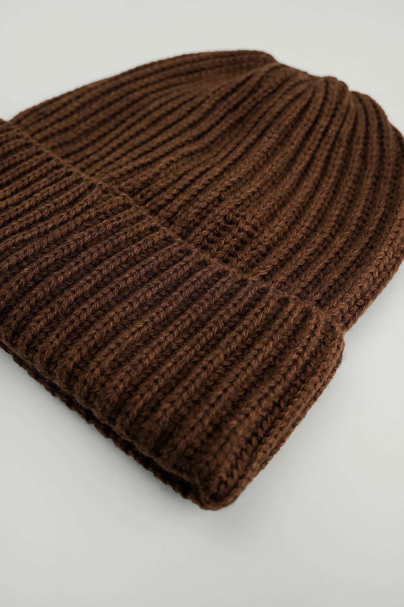 Recycelte schlichte Strickmütze