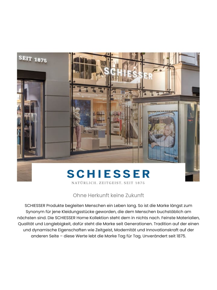 Schiesser 4er-Set: Handtücher Turin in Helltaupe günstig kaufen 50 x 100 cm