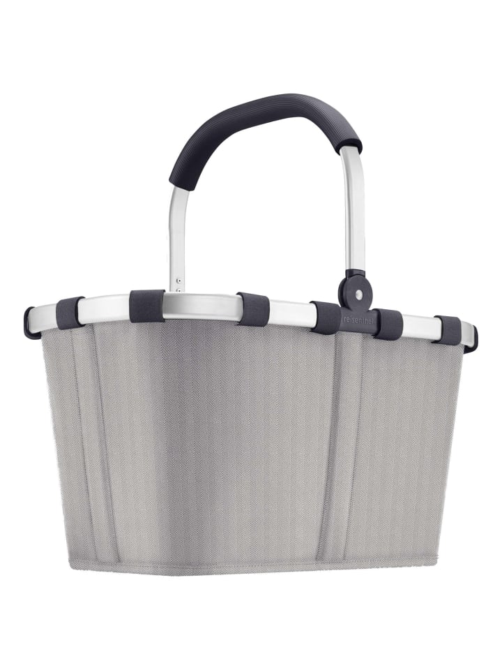 Reisenthel carrybag - Einkaufskorb (frame twist powder blue) in herringbone grey günstig kaufen onesize